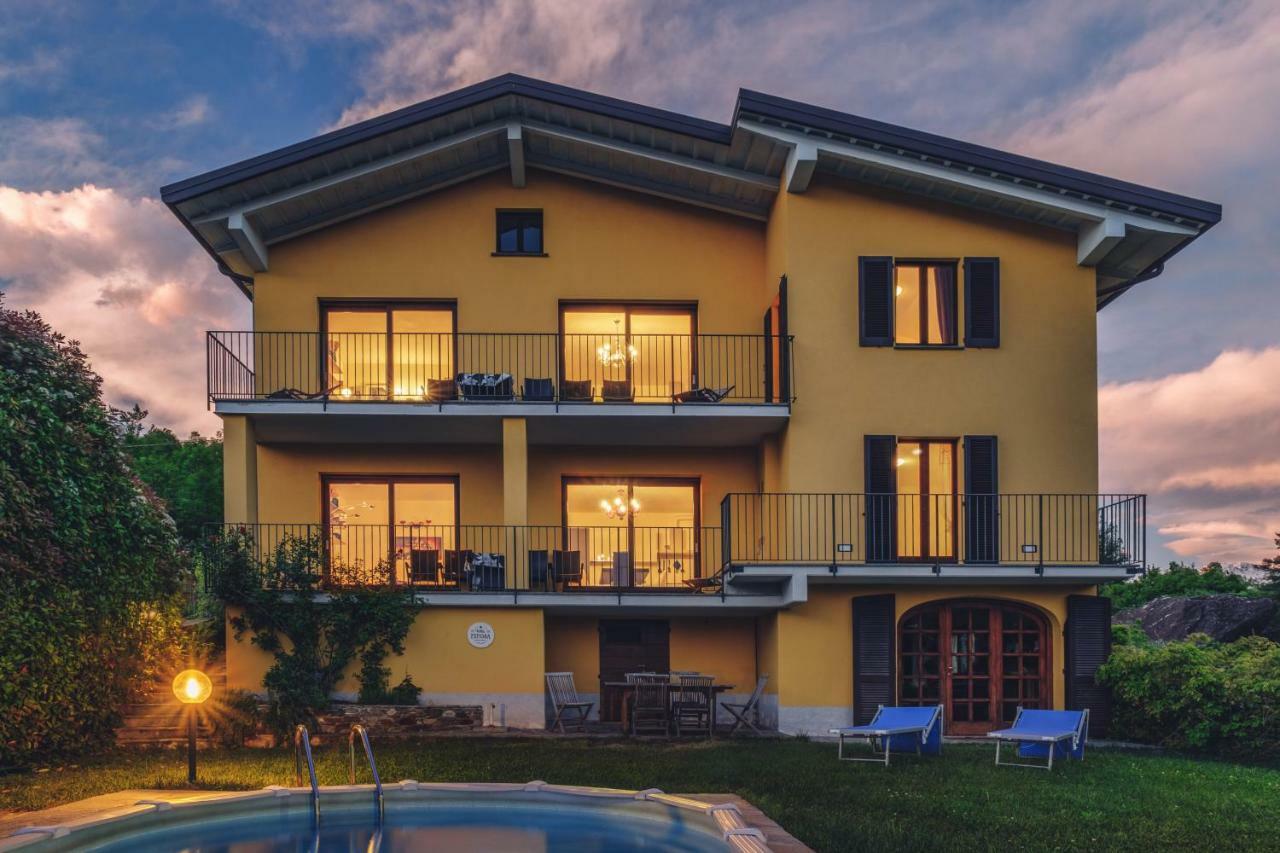 Villa Mimosa Colico Esterno foto